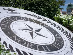 University of North Texas star seal in Denton