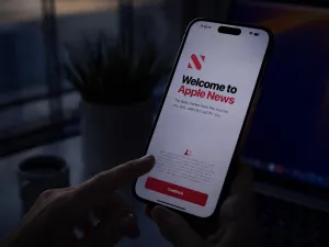 Apple News login on iPhone