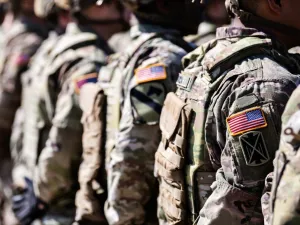 U.S. soldiers up close