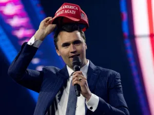 Charlie Kirk at TPUSA in Phoenix in December 2024