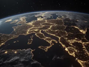 digital map of europe