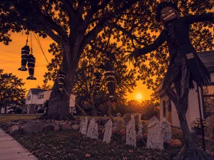 Halloween display in Pennsylvania