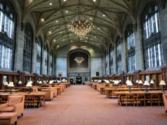 The University of Chicago's William Rainey Harper Memorial Library (Thomas Barrat / Shutterstock.com)