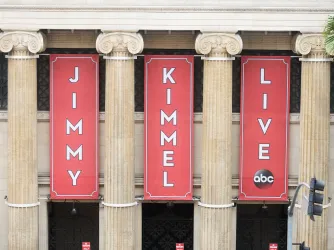 The Hollywood Masonic Temple in Los Angeles now home of Jimmy Kimmel Live! on ABC