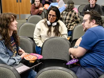 Students at a FIRE "Let's Talk" event in Utah