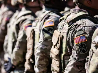 U.S. soldiers up close