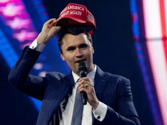 Charlie Kirk at TPUSA in Phoenix in December 2024