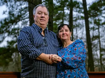 FIRE plaintiff Larry Bushart and his wife Leanne