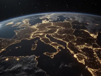 digital map of europe