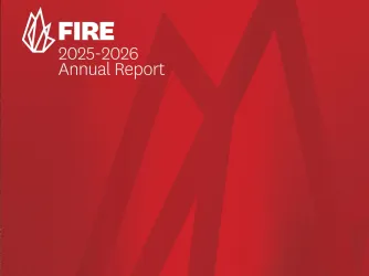 2026 FIRE Annual Report Cover
