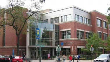 Student Center on the Lincoln Park Campus of DePaul University CREDIT Kris Gallagher Wikipedia.jpeg