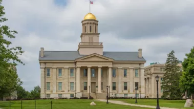 Iowa Old Capitol Building at the University of Iowa