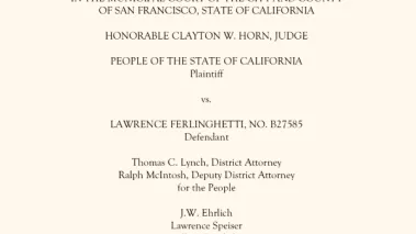 The People v. Ferlinghetti, Howl