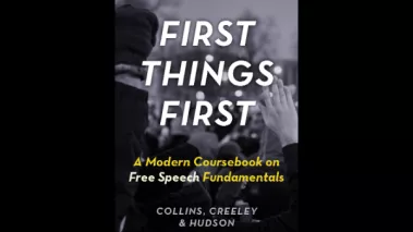 First Amendment textbook