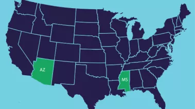 With Jackson State's policy reforms, Mississippi joined Arizona as the only states with all "green light"-rated colleges.