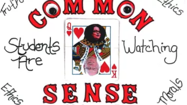 The “Common Sense” flyers at Long Island University contained parodies and poems criticizing LIU Post and its administrators, particularly President Kimberly Cline.