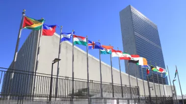 United Nations Headquarters in New York City.