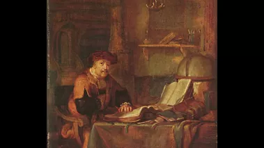 Gerbrand van den Eeckhout painting scholar