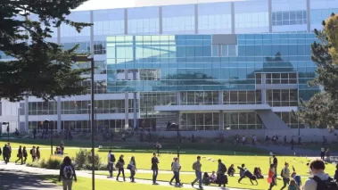 Malcolm X. Plaza at San Francisco State University. (Webbi1987/Wikicommons)