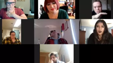 Muscatine Cast of "Dog Meets God"