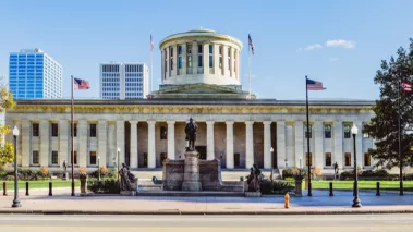 The Ohio Statehouse in Columbus.