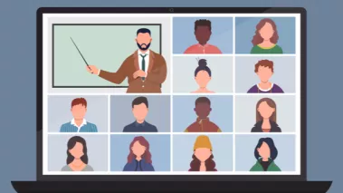 Zoom class illustration