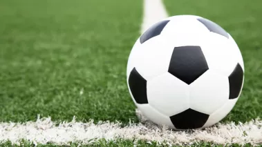 soccer ball on field