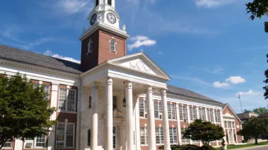 Davidson Hall on the campus of Central Connecticut State University in New Britain, Connecticut.