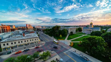Phillips Hall Rooftop Sunset