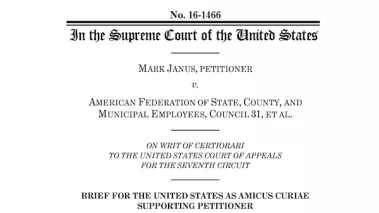Janus v. American Federation of State, County, and Municipal Employees, Council 31 was a landmark decision of the US Supreme Court on US labor law, concerning the power of labor unions to collect fees from non-union members.
