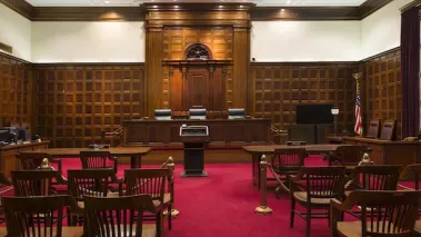 Courtroom in Potter Stewart Courthouse in Cincinnati Ohio - CREDIT Library of Congress Wikimedia Commons