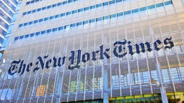 The New York Times building, June 3rd, 2012 in Manhattan, New York City.
