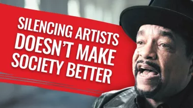 Rapper Ice-T: Silencing artist's doesn't make society better!
