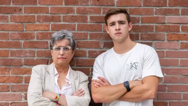 FIRE plaintiffs Adriana Novoa (left) and Sam Rechek (right) are challenging Florida's Stop WOKE Act