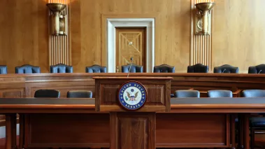 US Senate Committee hearing room