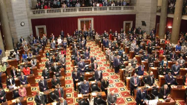 Missouri General Assembly returns to session at the State Capitol Building in Jefferson City 