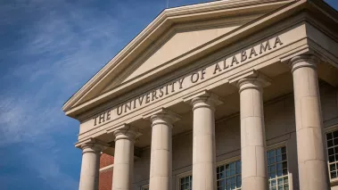 University of Alabama building in Tuscaloosa