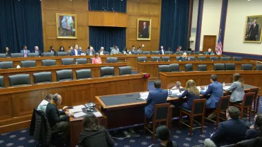 Congressional hearing room