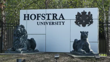 Hofstra University sign 