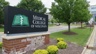 Medical College of Wisconsin sign