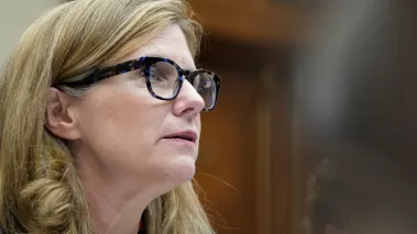 Liz Magill, President of the University of Pennsylvania, testified at the House Committee on Education and the Workforce hearing on the recent rise in antisemitism on college campuses on Dec. 5, 2023, in Washington, DC.