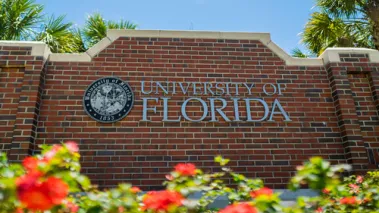 University of Florida sign