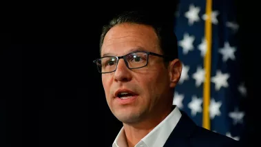 Gov. Josh Shapiro speaks as Treasury Secretary Yellen introduce IRS Tax Tool to Pennsylvania residents during visit