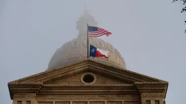 Texas state capitol building in Austin