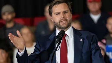 Vice President Vance gives a speech