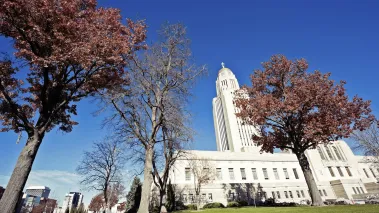State Capitol building in Lincoln, Nebraska