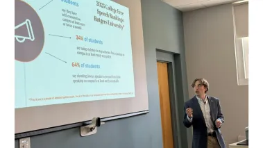 William Harris teaches Let's Talk seminar