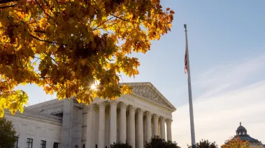 United States Supreme Court in autumn, Washington DC