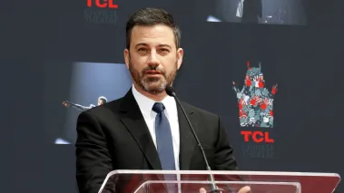 Jimmy Kimmel at Lionel Richie Hand And Footprint Ceremony held at the TCL Chinese Theatre in Hollywood