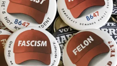 Anti-Trump buttons